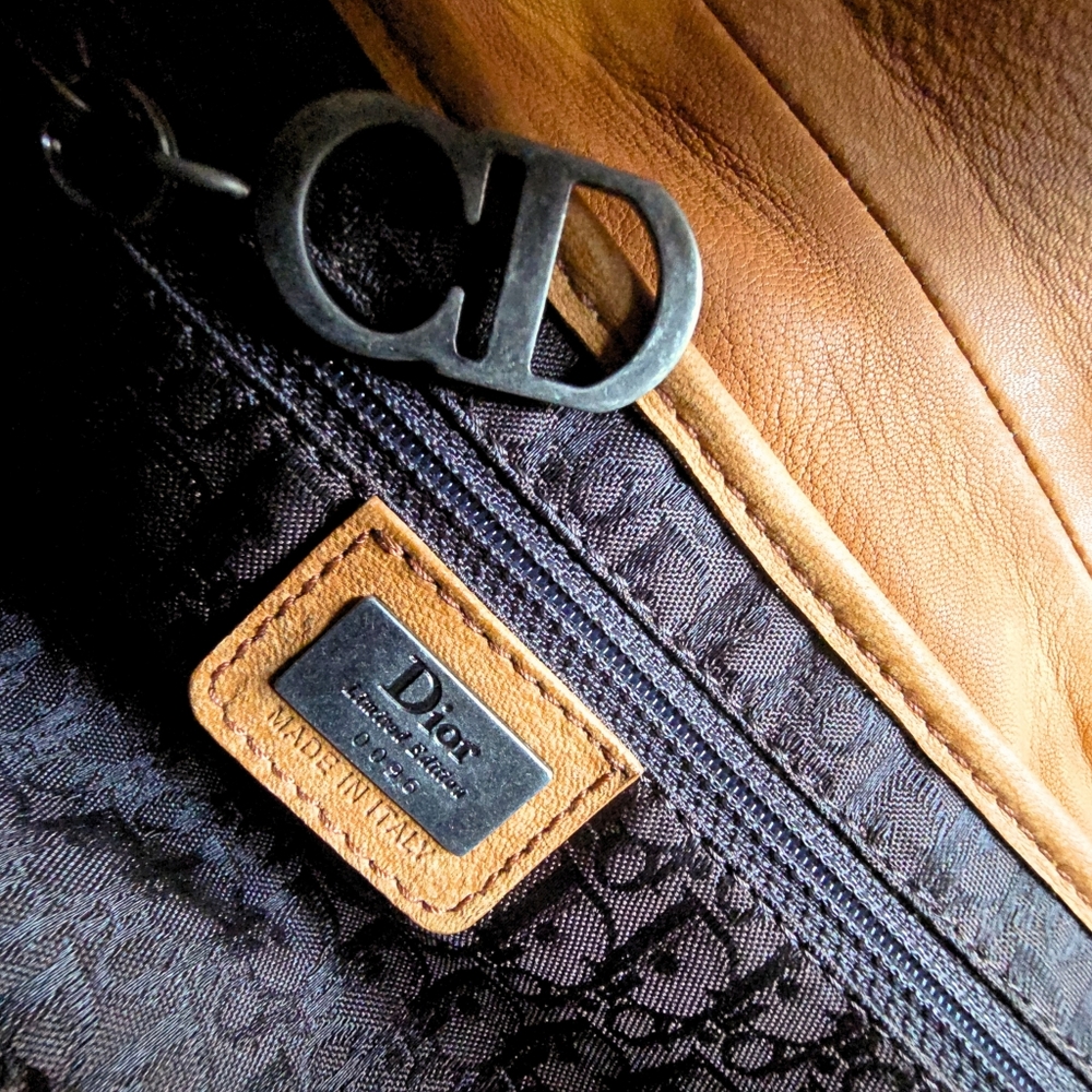 Dior Saddle Bag Limited Edition Studded Fur Trim - Picture 11 of 16